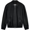 Trendy Casual Motorcycle Style Minimalist Letter Zipper Collar Jacket Men Jackets 4RF403G