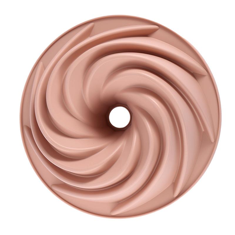 1pc Silicone Chiffon Cake Mold Savarin Cake Baking Tray Easy To Remove Mold Household Kitchen Tools