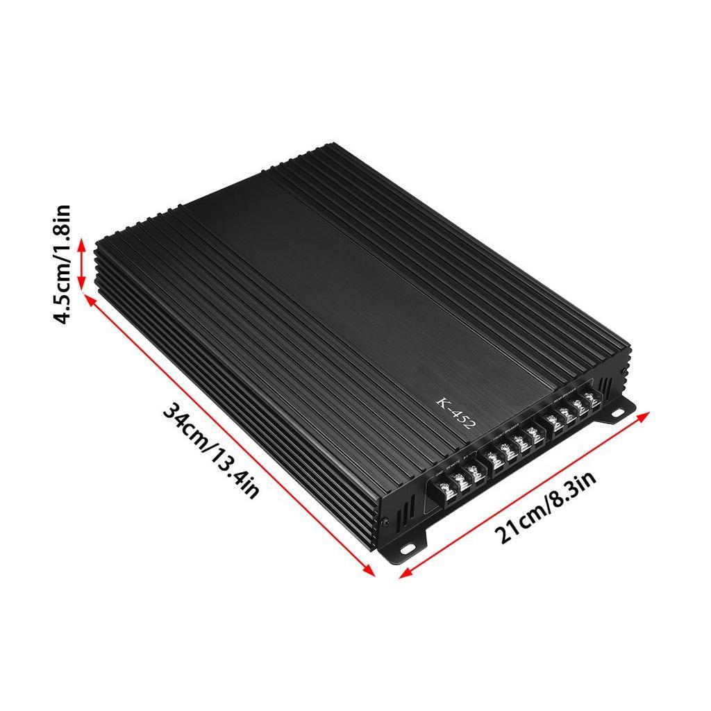 

6800 Вт Сабвуфер Тонкий Класс A/B Автомобильный Аудио Усилитель Мощные Усилители Сабвуфер Басовый Динамик Усилители 12 В 4-канальный Автомобильный Усилитель