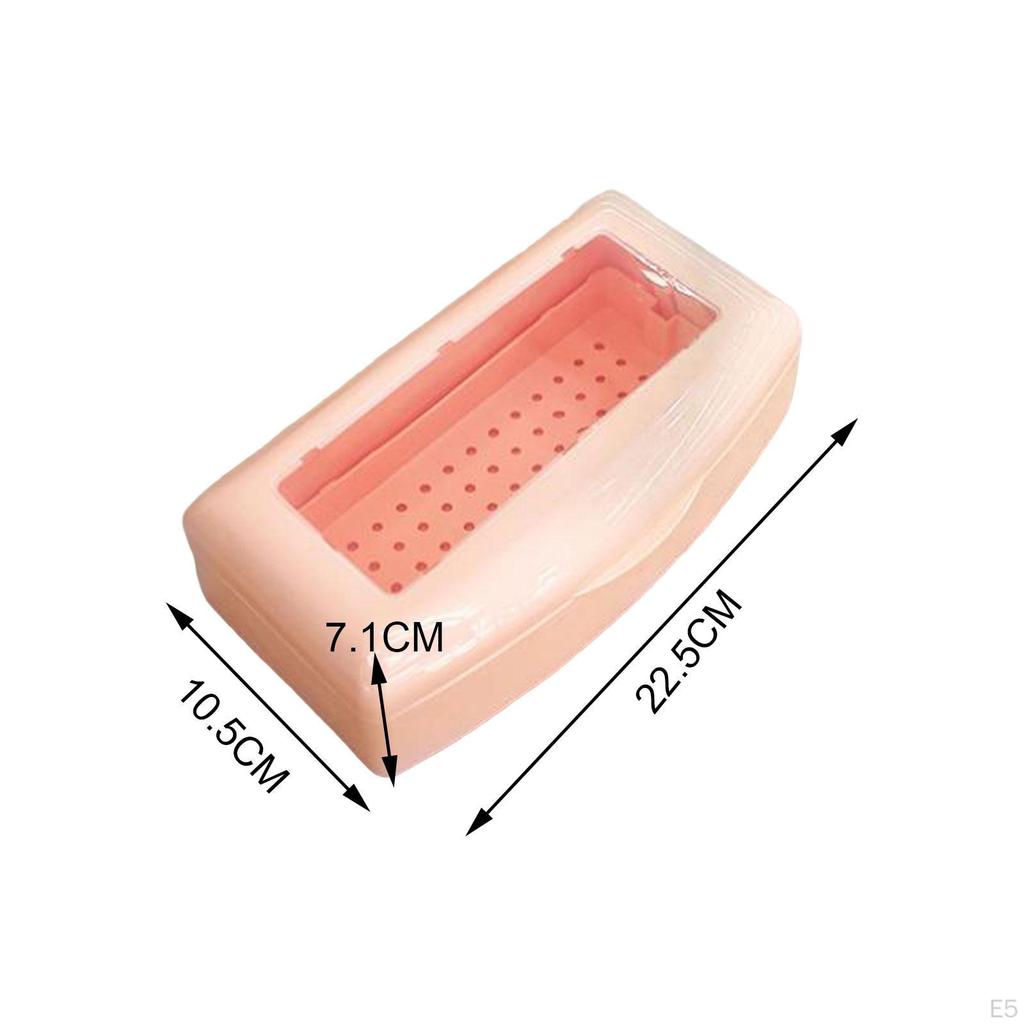 Plastic Sterilizing Tray Disinfection Box for Manicure Equipment Esthetician