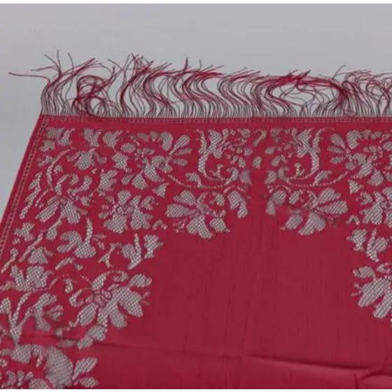 Elegant Women Cotton Polyester Floral Lace Scarf Shawl Tassels Party Wedding Lace Veil India Arab Muslim Hijabs Scarves