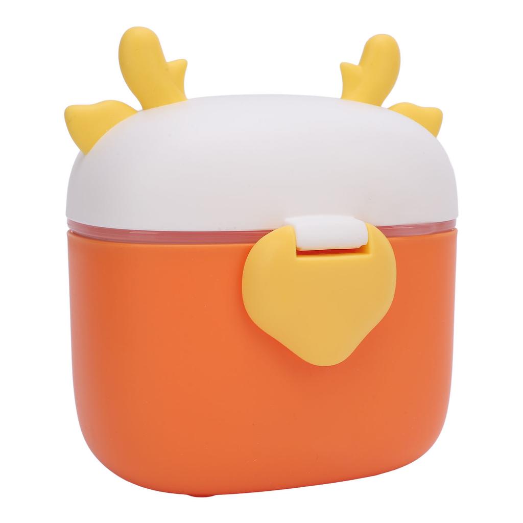 Baby Formula Container with Scoop Cute Cartoon Shape Portable Sealed Milk Powder Storage Box for
