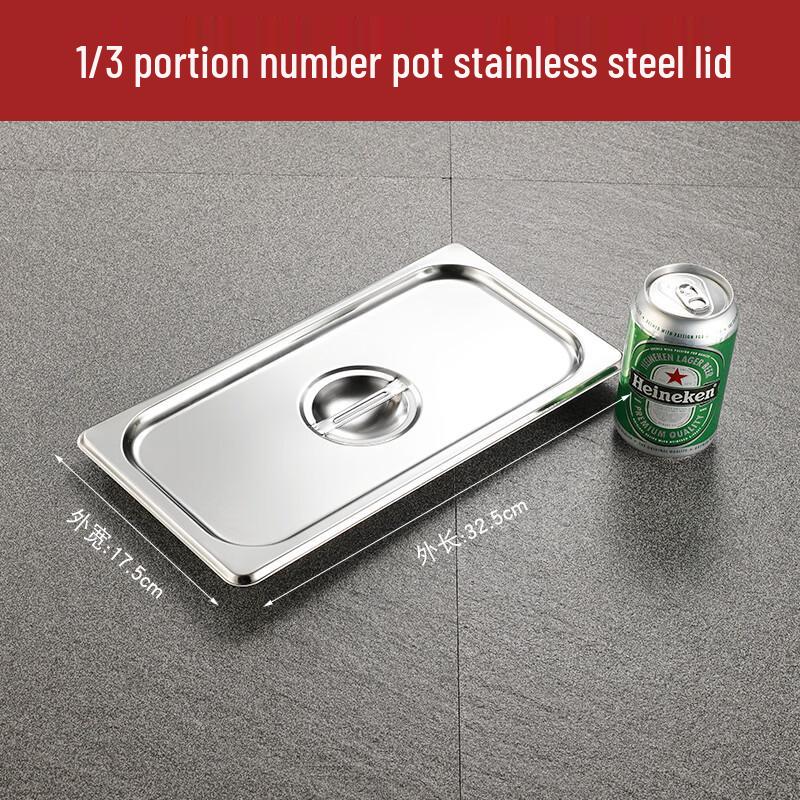 Food-Grade 304 Stainless Steel Deep Rectangular Food Pan with Lid
