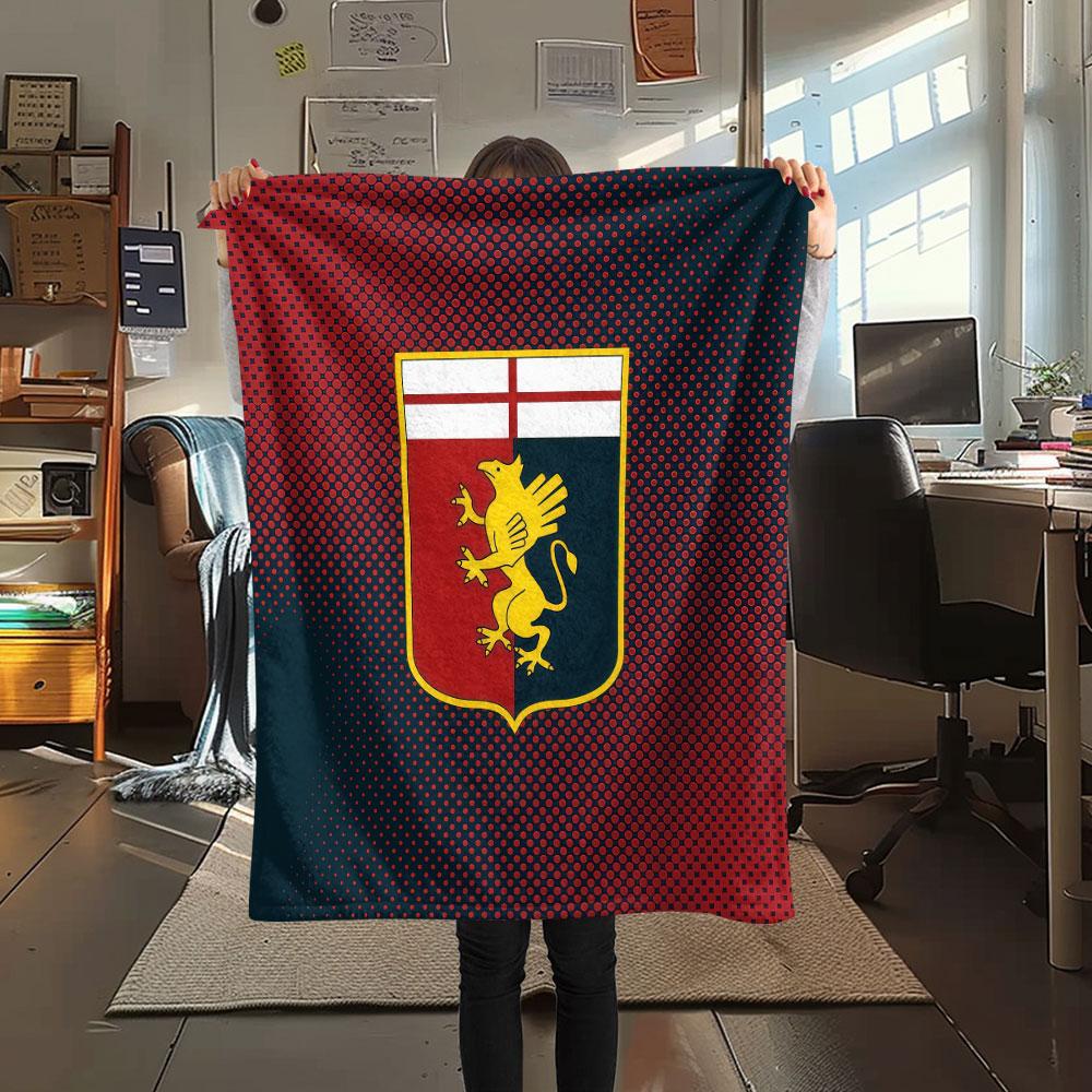 Genoa C.F.C Decke, Hohe Qualität, Bequem für alle Jahreszeiten, Heimdekoration, Wärme und Komfort