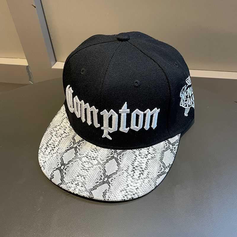 European & American Compton Youth Street Dance Flat Brim Cap - Trendy Hip Hop & Couple Style Fashion Baseball Hat