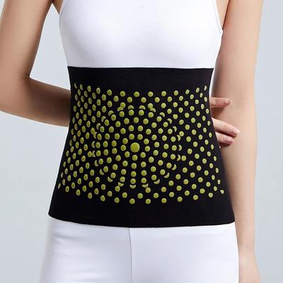 Hot Mugwort Therapy Waistband Self Heating Lower Back Support High Elasticity Waist Protection Brace for Pain Relief