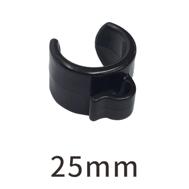 10 Units Plastic Mic Cord Holder Grips Sound Cable Clip Buckle For Arranging 15mm 20mm 25mm Round Tubes