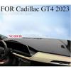 FOR Cadillac GT4  NO HUD Car Dashboard Avoid light Pad trument Platform Desk Cover Mats Carpets Accessories