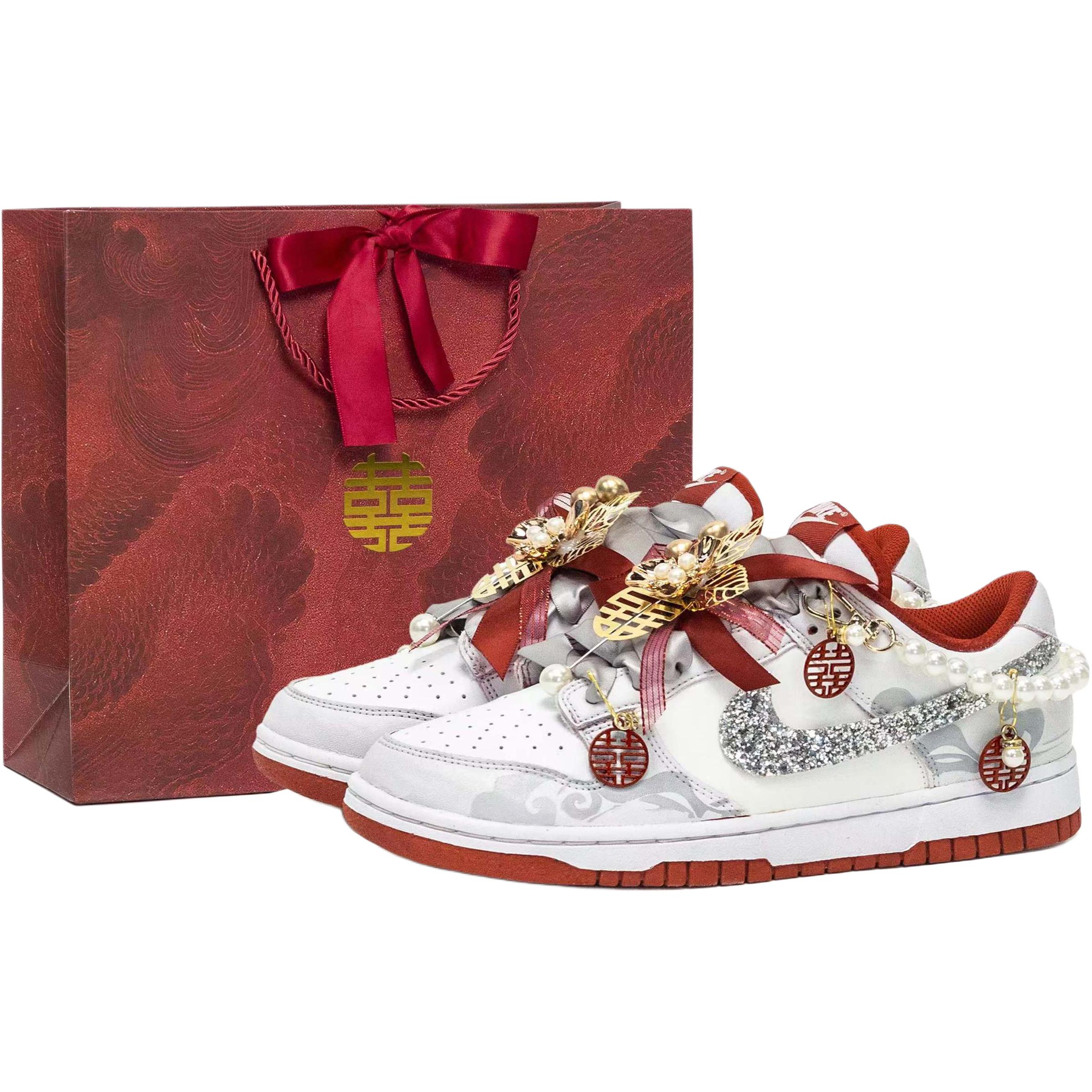 

Nike Dunk Jiaoyu Tiansheng SBOX Cushioning, Wear Resistant Low top Skateboard Shoes Unisex DD1873-116 (Team1387-SBOX) 35.5