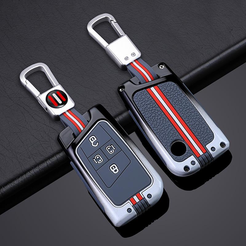 Car Key Case Cover Shell Fob For VW Volkseagen Passat B8 Magotan For Skoda Superb A7 Kodiaq Seat Shell Car Styling accessories