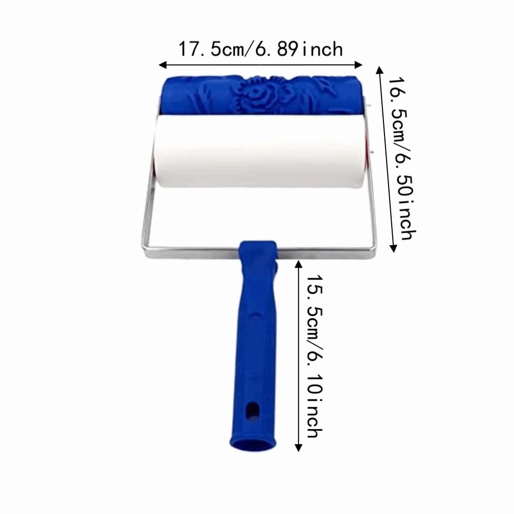 Reusable Patterned Paint Roller Texture Paint Tool Wall Painting Roller Cabinets Painting