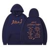 Singer Mora Graphics Letters Vintage Graphic Hoodie Men Fashion Harajuku Tracksuit Long-sleeved Winter Fleece Tops