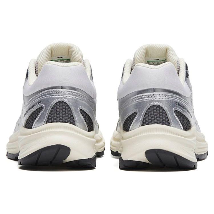 Anta Shock Absorbing Breathable Lightweight Low Top Running Shoes Women Sneaker Silver Purple 122245595-5