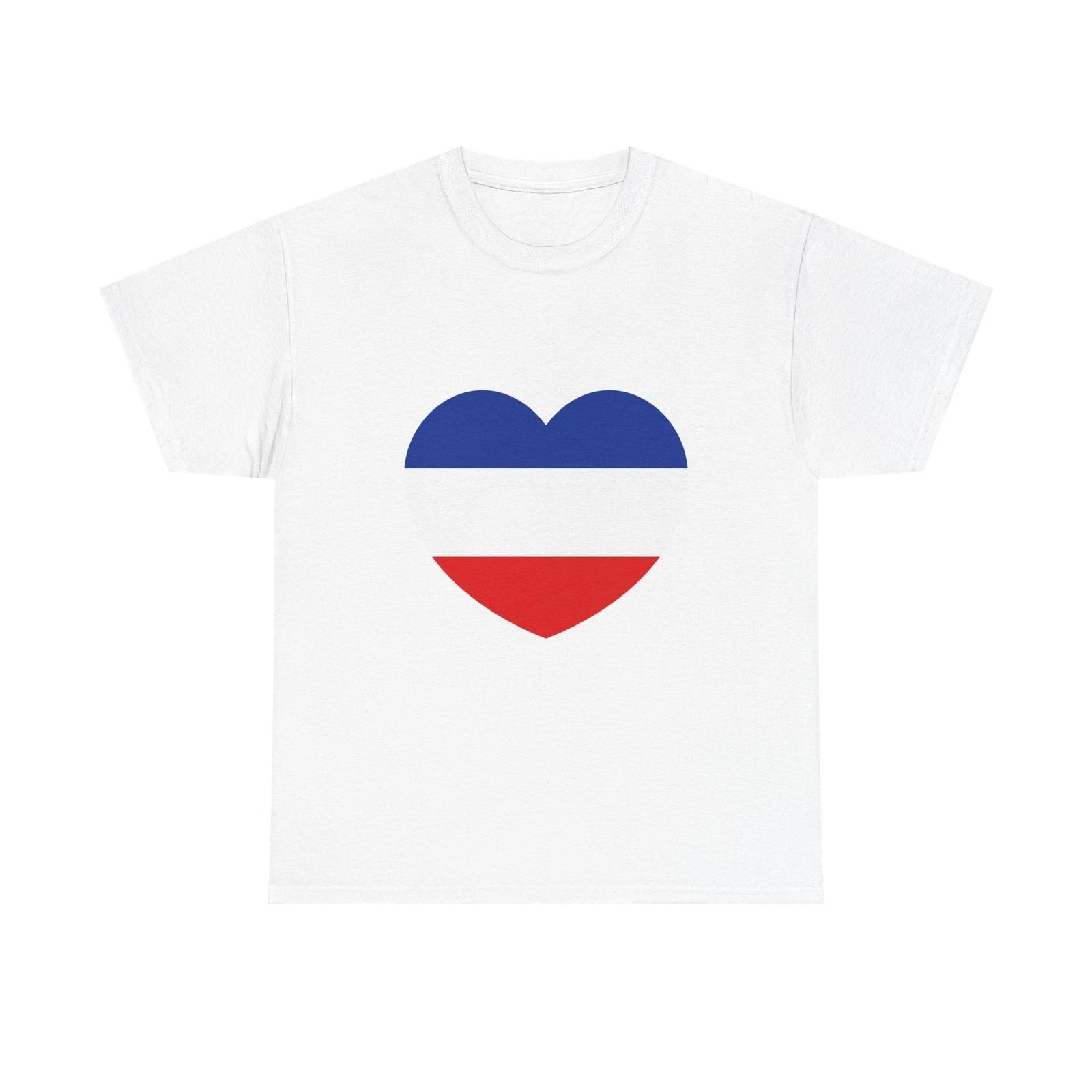 Heart Flag of Serbia and Montenegro - T shirt S