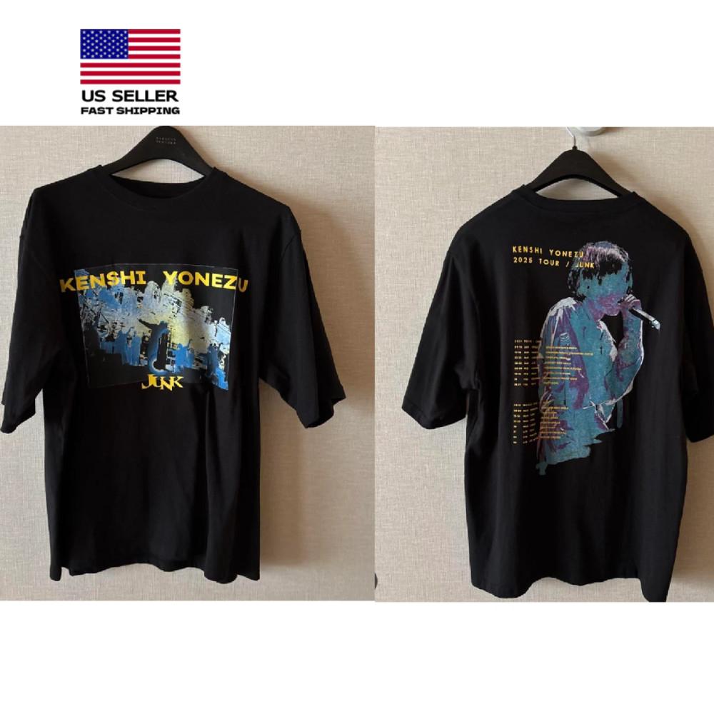 Kenshi Yonezu JUNK WORLD TOUR 2025 reprint , S to 5X fan gift Unisex T-Shirt XXXXL