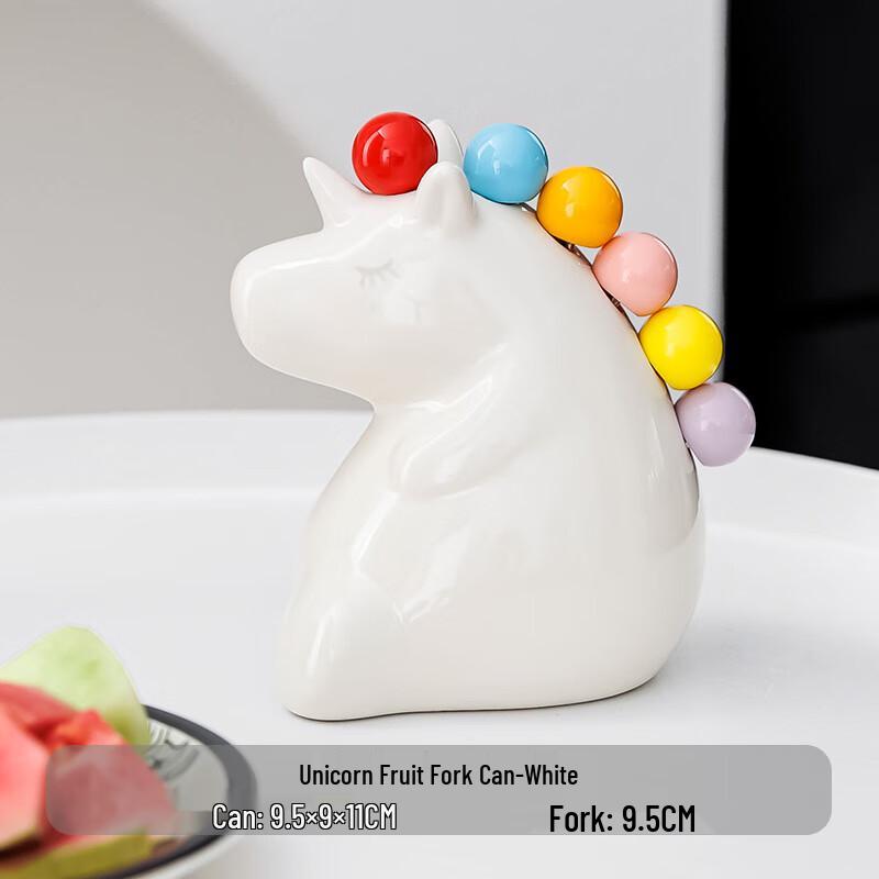 

Cute Ceramic Unicorn Fruit Fork