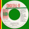 7inch Record DETERMINE - Frustration NONE Digital-B 1998 Jamaica Reggae, Ska & Dub Used