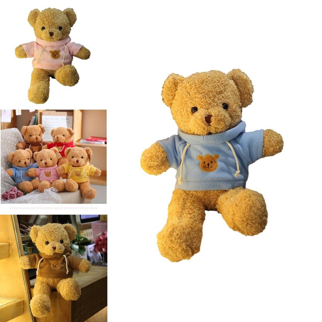 Adorable Teddy Bear Plush Doll 38cm Various Outfits Logo Tagging Ideal For Weddings And Celebrations