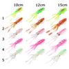 1Pcs Luminous 10/12/15cm Swimbait Squid Baits Soft Bait Fishing Lure Artificial Lures