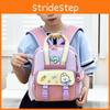 Rabbit Cartoon Cute Astronaut Printed Childrens Backpack With Wallet For School
