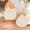 DIY Desk Calendar Wooden Base Monthly Planner New 2026 Desktop Calendar  New Year