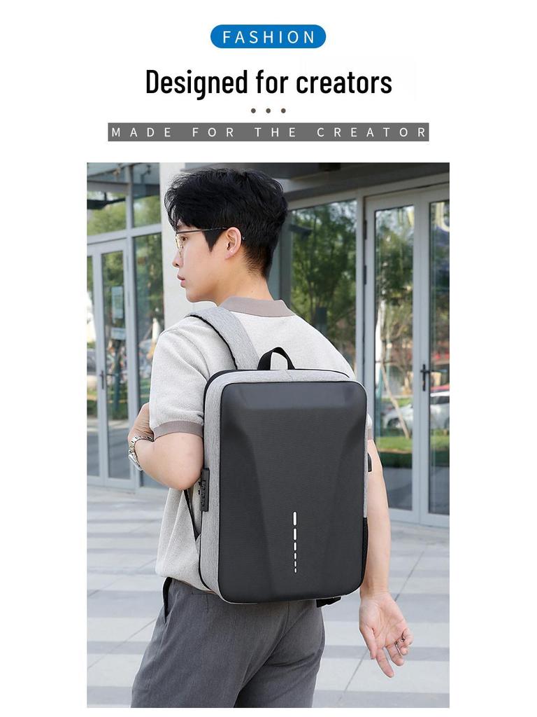 Unisex Waterproof Laptop Backpack - Stylish Travel & Commuting Bag