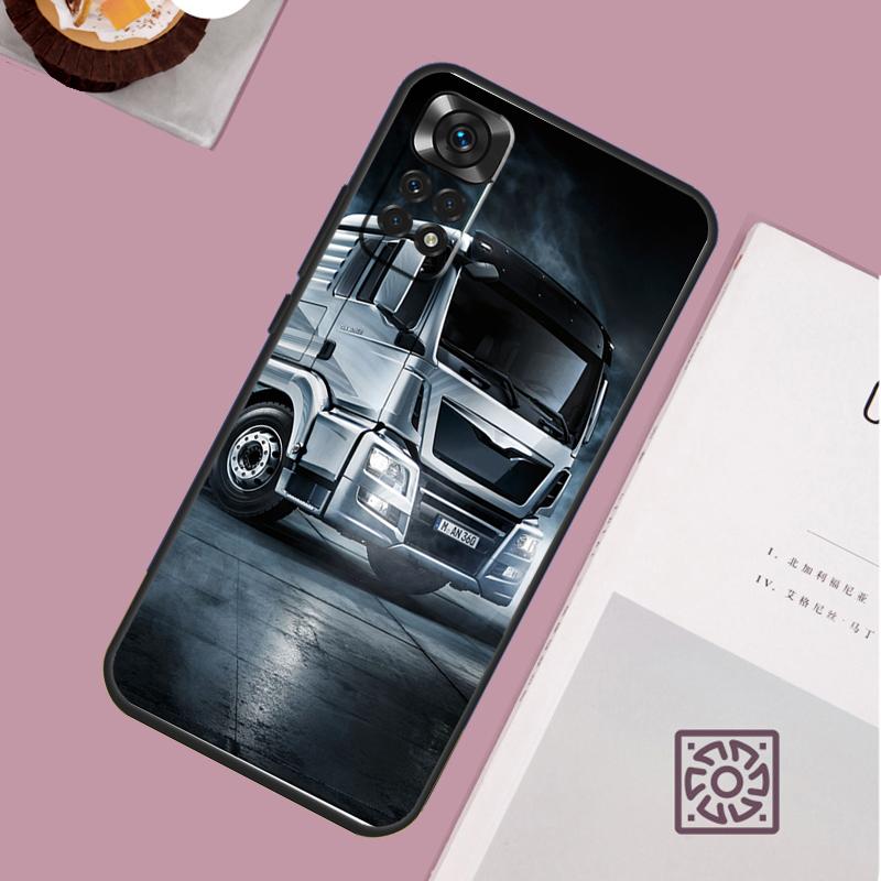 

Truck Car Case For Xiaomi Redmi Note 14 Pro 13 12 11 10 15 Pro Plus Redmi 15 15C 14C 13C 10C 12C Cover Redmi Note 11