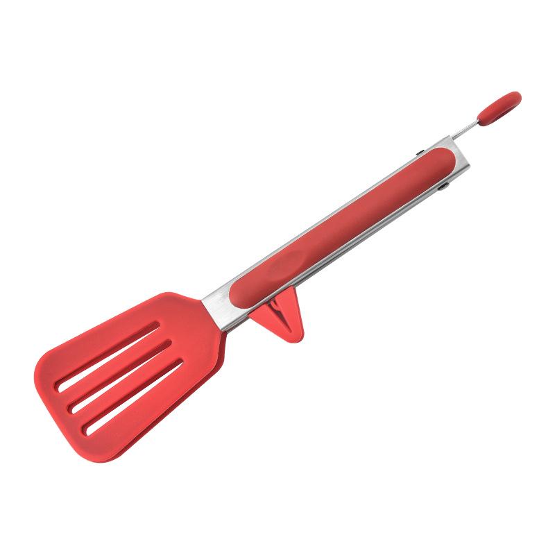Silicone Food Portioning Tongs for Barbecue, Steak, Bread, and Buffet