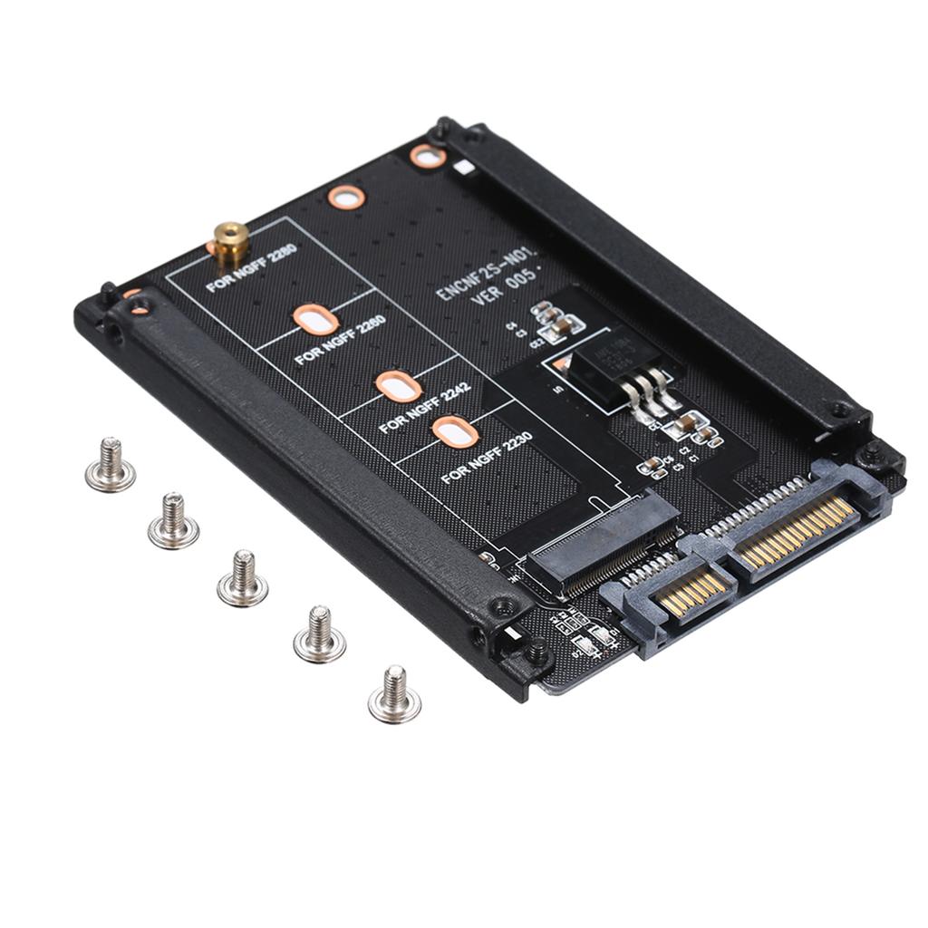 NGFF To SATA Adapter Card M.2 KEY B M SSD SATA3.0 Converter Support Model 2230  2242 2260 2280