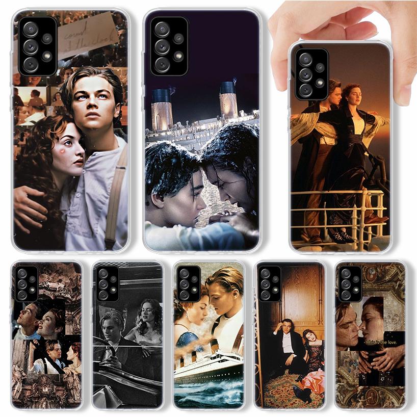 Titanic Movie Rose Jack Phone Case For Samsung Galaxy A15 A55 A14 A54 A13 A53 A12 A52S A25 A24 A35 A34 A23 A33 A22 A32 A04S A03S