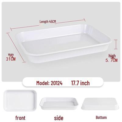 Commercial Melamine Rectangular Display Tray
