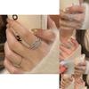 Elegant Adjustable Heart Shaped Zirconia Ring For Women Fashionable Fine Jewelry