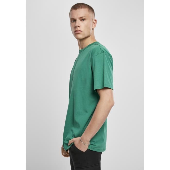T-shirt oversized - Urban Classics - Vert - 100% coton - Manches courtes - Col arrondi