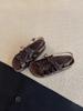 Spot version~ Summer new hollow lace-up Roman shoes for women to wear retro round head versatile platform beach sandals