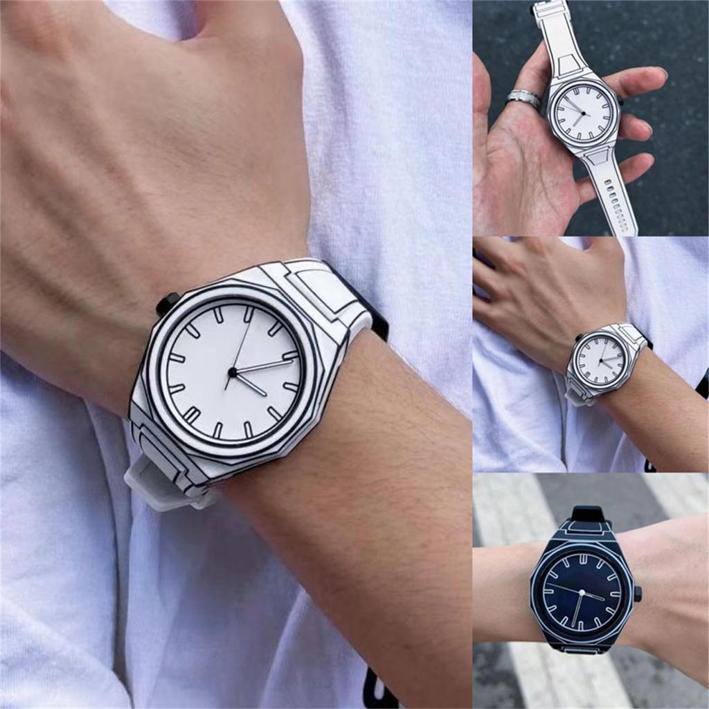 Men's Waterproof Luminous Running Alarm Clock Watch