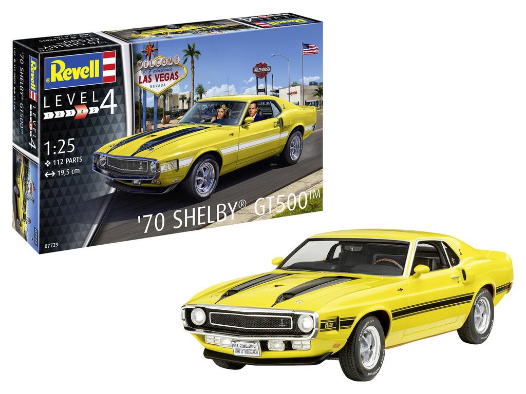 Revell Shelby Mustang GT500 Plastic Model Kit 07729 1/25 '70 (Automobile)