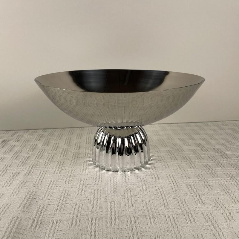 Modern Minimalist Stainless Steel Fruit Bowl Decorative Centerpiece Living Room Hotel Lobby Table Display
