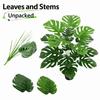 55cm Artificial Plant 12/18 Leaves Fern Plant Bundle Large Size Fake Palm Plant  Wall Decoration