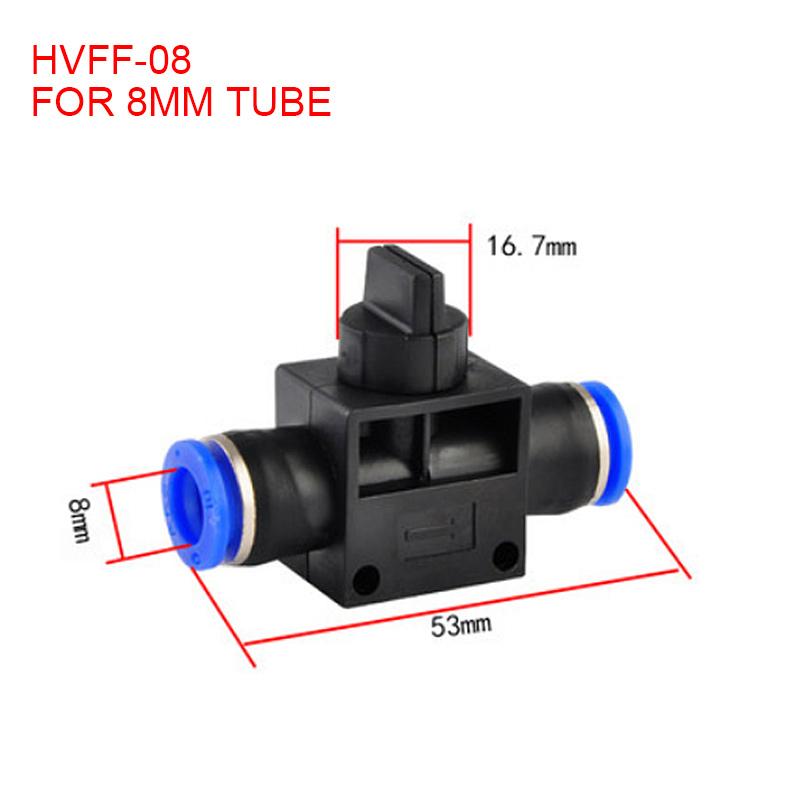 HVFF SA BUC Fitting 4mm 6mm 8mm 10mm 12mm Pneumatic Push In Quick Joint Connector Hand Valve To Turn Switch Ball Engine Gaskets 6