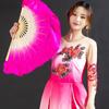 36/51cm Gradient Color Long Imitation Rayon Silk Fans Belly Dancing Fan Silk Fans Long Silk Fans
