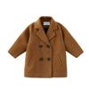 Boys Autumn and Winter Woolen Coat Korean Version of Children's Plaid Suit Cardigan Boy Coat