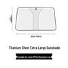 Front Windshield Sunshade Curtain - Heat Insulation Cover