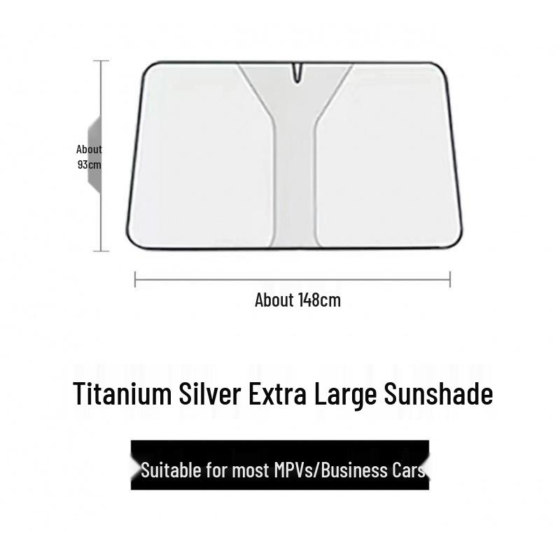 Front Windshield Sunshade Curtain - Heat Insulation Cover
