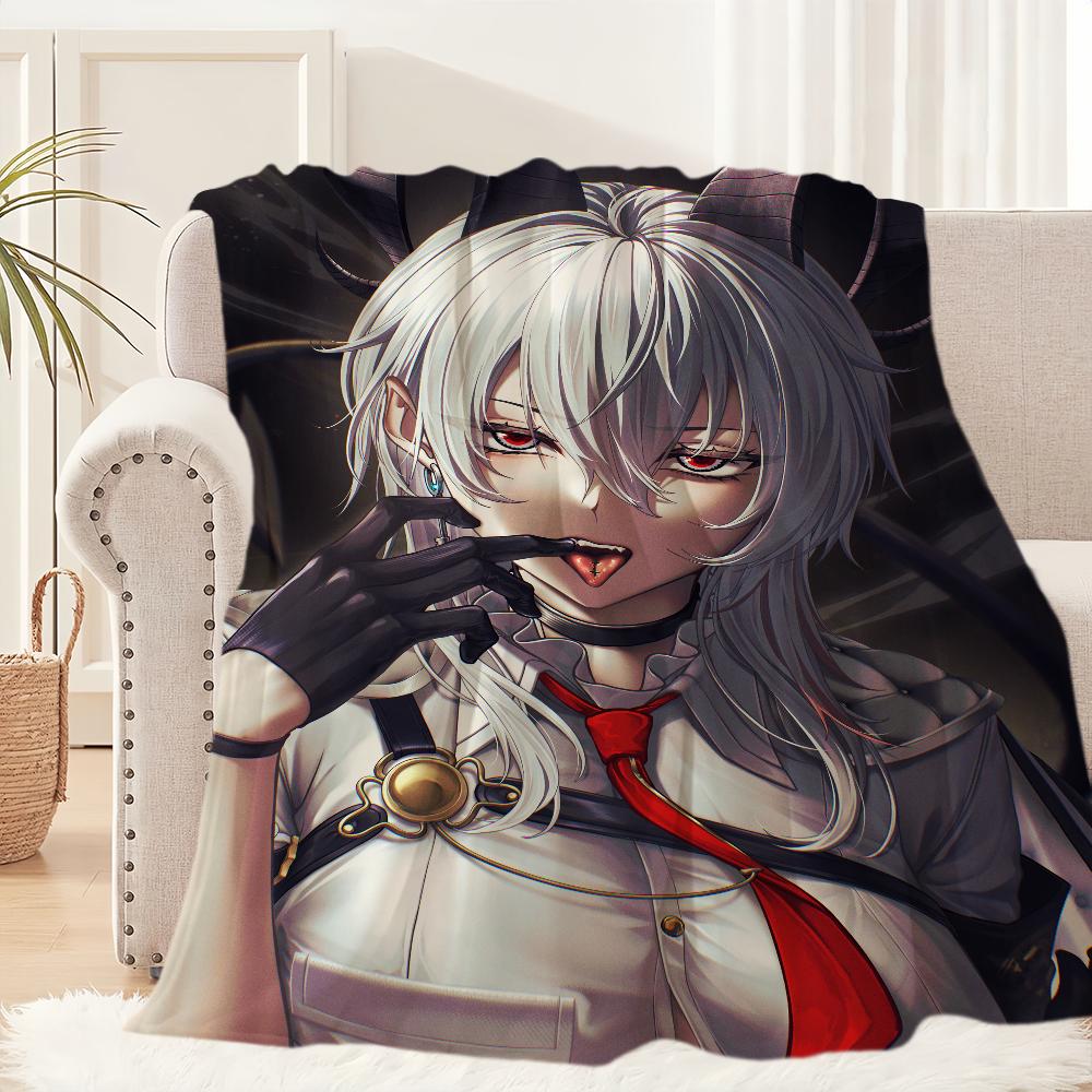 

Wuthering Waves Zani Game Blanket Blanket for Couch Sofa Travel Home Hiking Picni Bed Beding Flannel Blanket birthday gift 30x40in