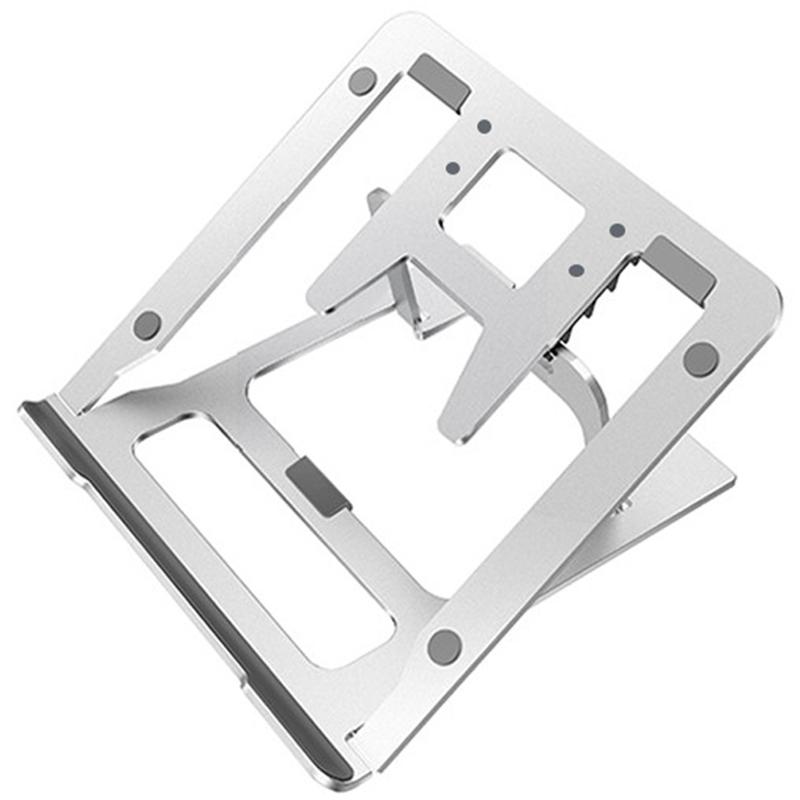 J006 Aluminum Alloy Laptop Heighten Cooling Stand Foldable Desktop Adjustable Notebook Bracket
