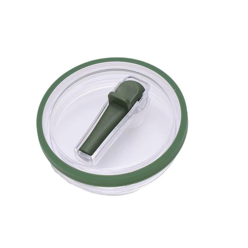 Folding Straw Cup High-value Leak-proof Sealing Cover Portable Handle Car Cup Lid Proof Reusable Tumbler Cover