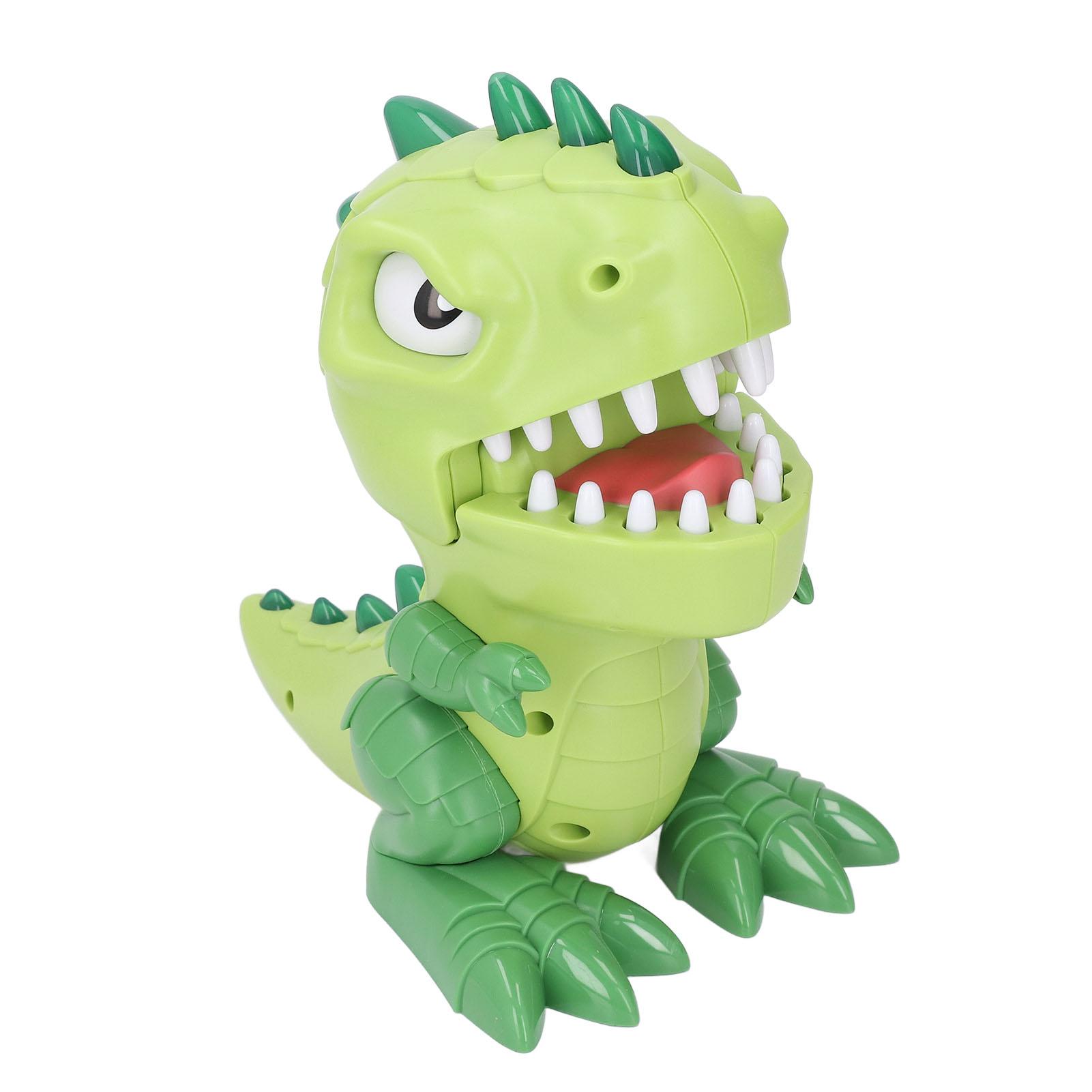 Dinosaur Teeth Game with Lights Sound Effects Funny Biting Finger Toy Interactive Biting Dentist Game