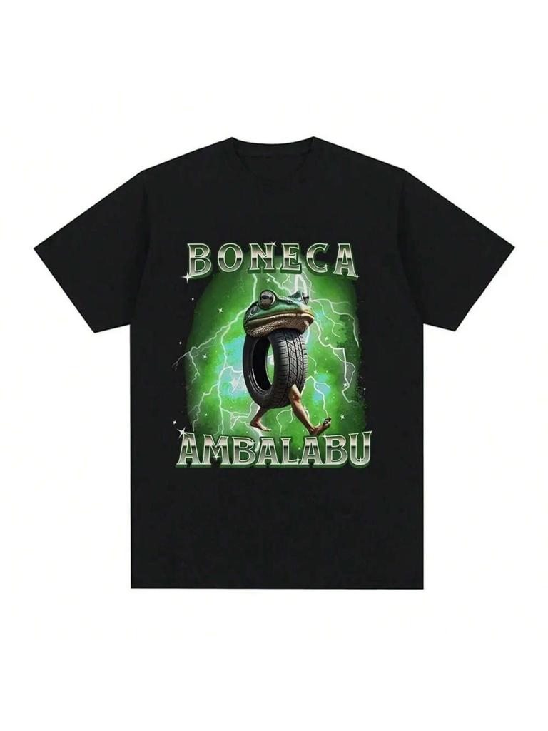 Boneca Ambalabu Funny Italian Brainrot Frog T-Shirt Clothing Fashion Humor T Shirts Summer T Shirt Tops Women Clothing