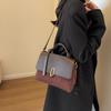 High Sense Handbags Women's Autumn and Winter Solid Color All-Matching Shoulder Bag Retro Minority Crossbody Commuter Bag
