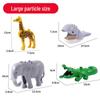 Large Particle Animal Accessories: Compatible Lego Building Blocks for Kids 3+ - Prairie, Ocean, Jungle Simulation Toy Parts